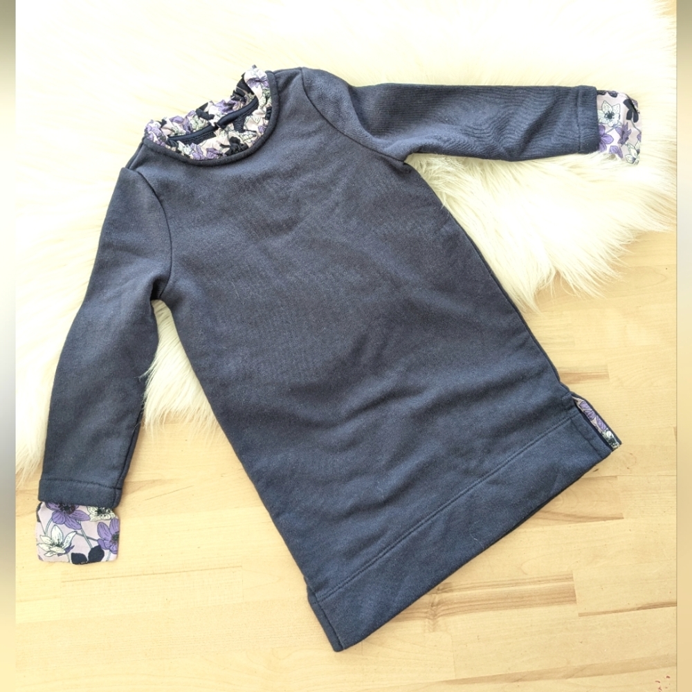 { Vineyard Vines} Little Girl's Ruffle Sweatshirt Dress